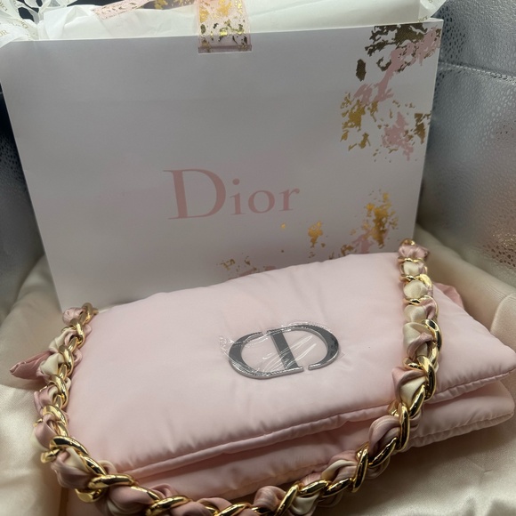 Limited Edition customized Dior Pink Puff Pouch - Picture 1 of 7